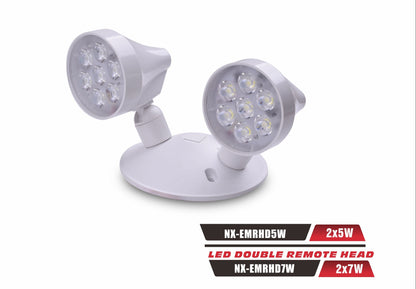 Double Remote Emergency Head, 7W-NX-EMRHD7W