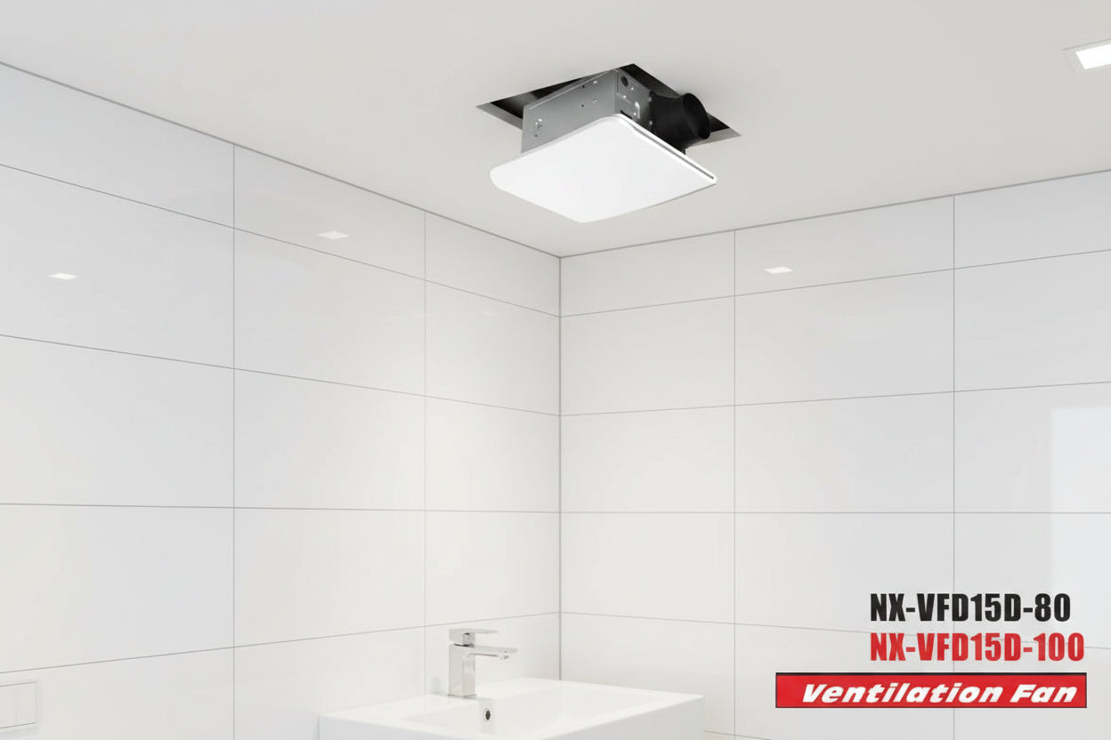 Bathroom ventilation fan grille cover