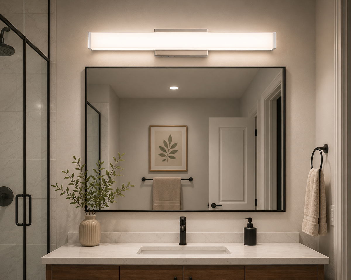 LED Rectangular Vanity Light, 3FT- 35W-5CCT (NX-VLDR-3F-35W-5CCT)