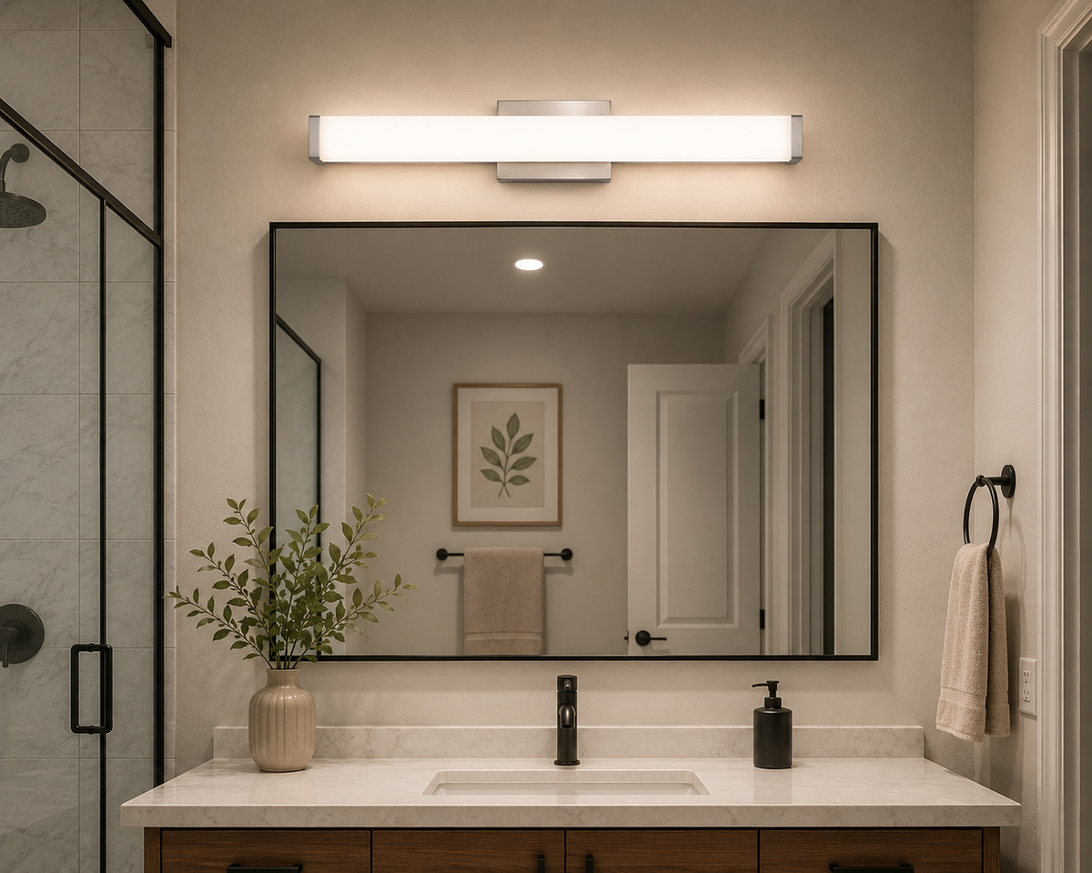 LED Rectangular Vanity Light-25W-2FT-5CCT (NX-VLDR-2F-25W)