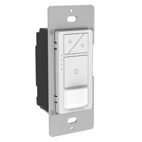 Votatec PIR Motion Sensor Dimmer Switch 120V, No Neutral Required, White