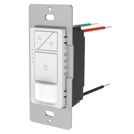 Votatec PIR Motion Sensor Dimmer Switch 120V, No Neutral Required, White