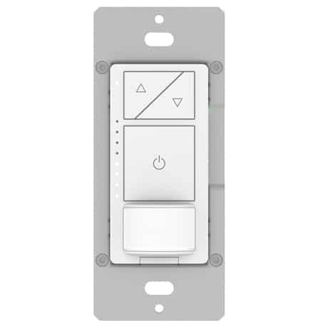 Votatec PIR Motion Sensor Dimmer Switch 120V, No Neutral Required, White