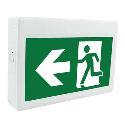 Votatec LED Running Man Exit Sign — AC Only (No Battery), 120/277/347V