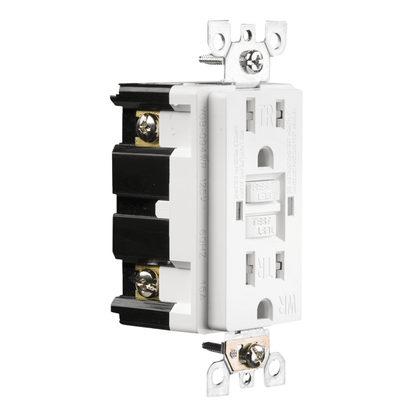 15A GFCI Outlet Tamper-Resistant, Self-Test, LED Indicator