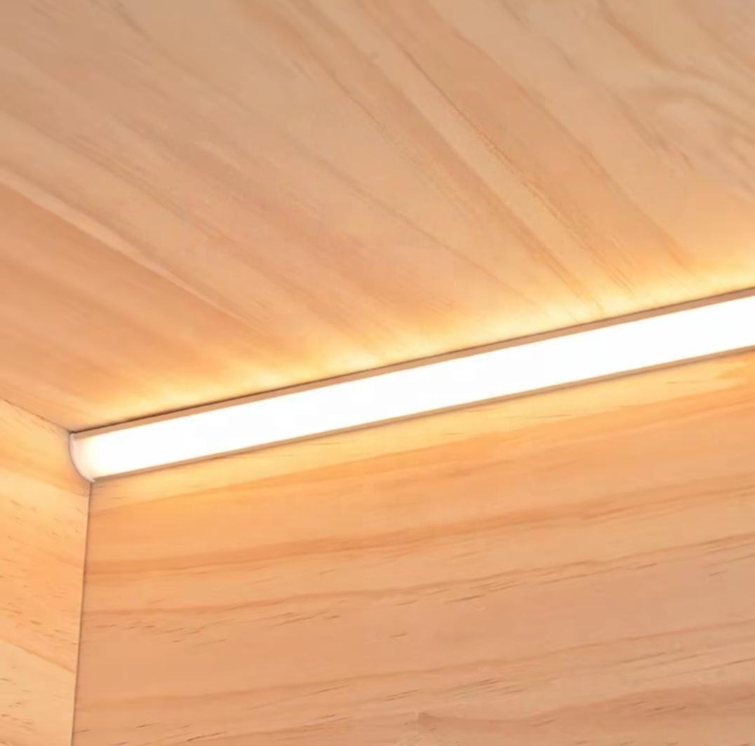 45° Corner-Mount LED Aluminum Profile – NX-601RS (3M / 10ft)
