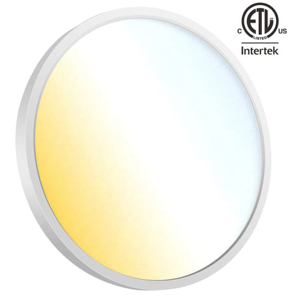 Dimmable ETL LED Flush Mount Round Panel Light