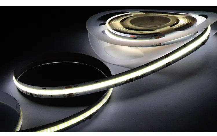 12V COB LED Strip Light — 480 LEDs/m, RA90, UL Listed