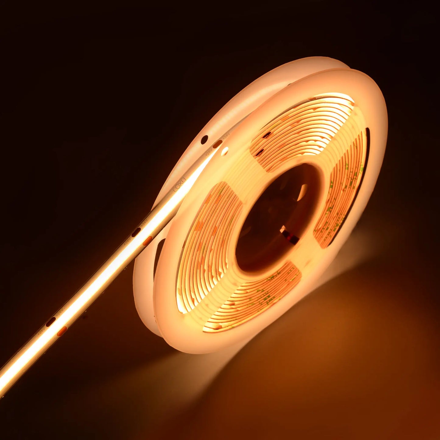 12V COB LED Strip Light — 480 LEDs/m, RA90, UL Listed
