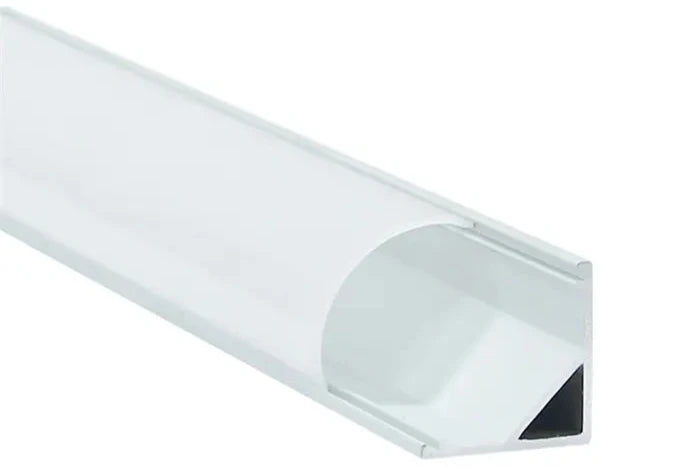 LS-053-L PROFILÉS EN ALUMINIUM EN FORME DE L À 45 DEGRÉS, POUR LES ANGLES. LONGUEUR 2M-6.6FT
