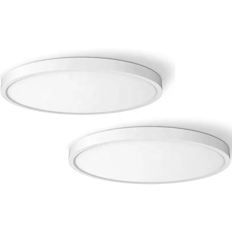 Dimmable LED flush mount round panel light