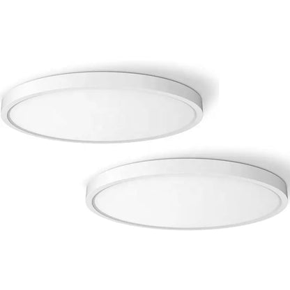 Dimmable LED flush mount round panel light