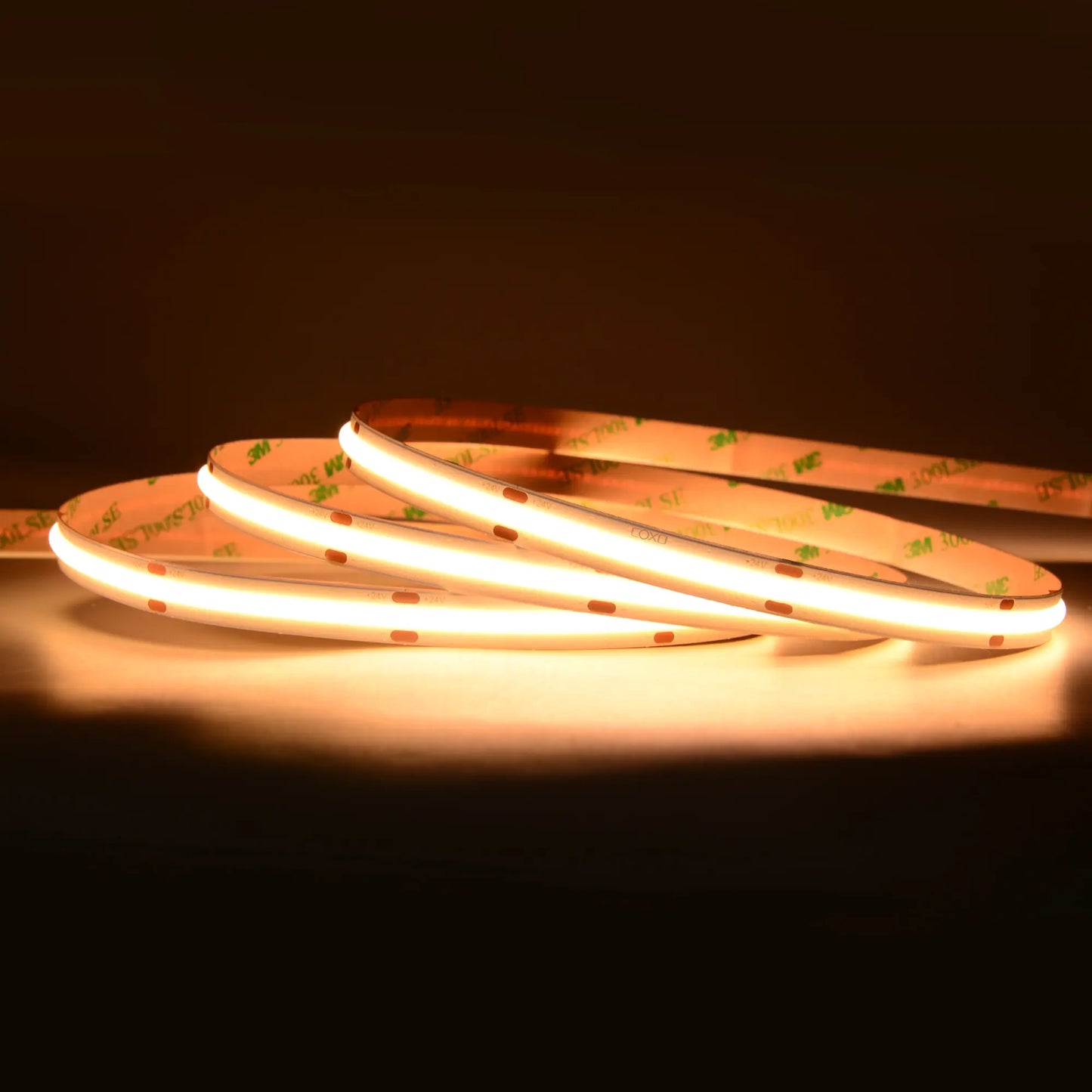 12V COB LED Strip Light — 480 LEDs/m, RA90, UL Listed