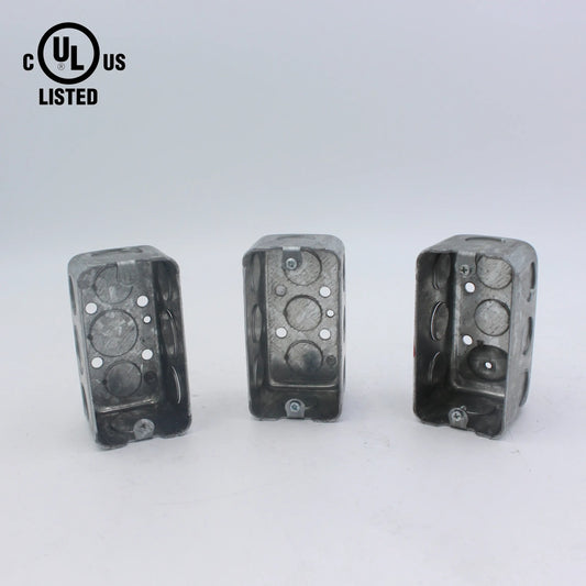 1110 Utility Box with Knockouts — 1-7/8" Deep