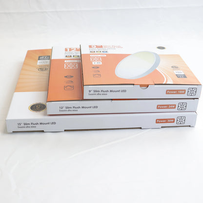 Dimmable ETL LED Flush Mount Round Panel Light