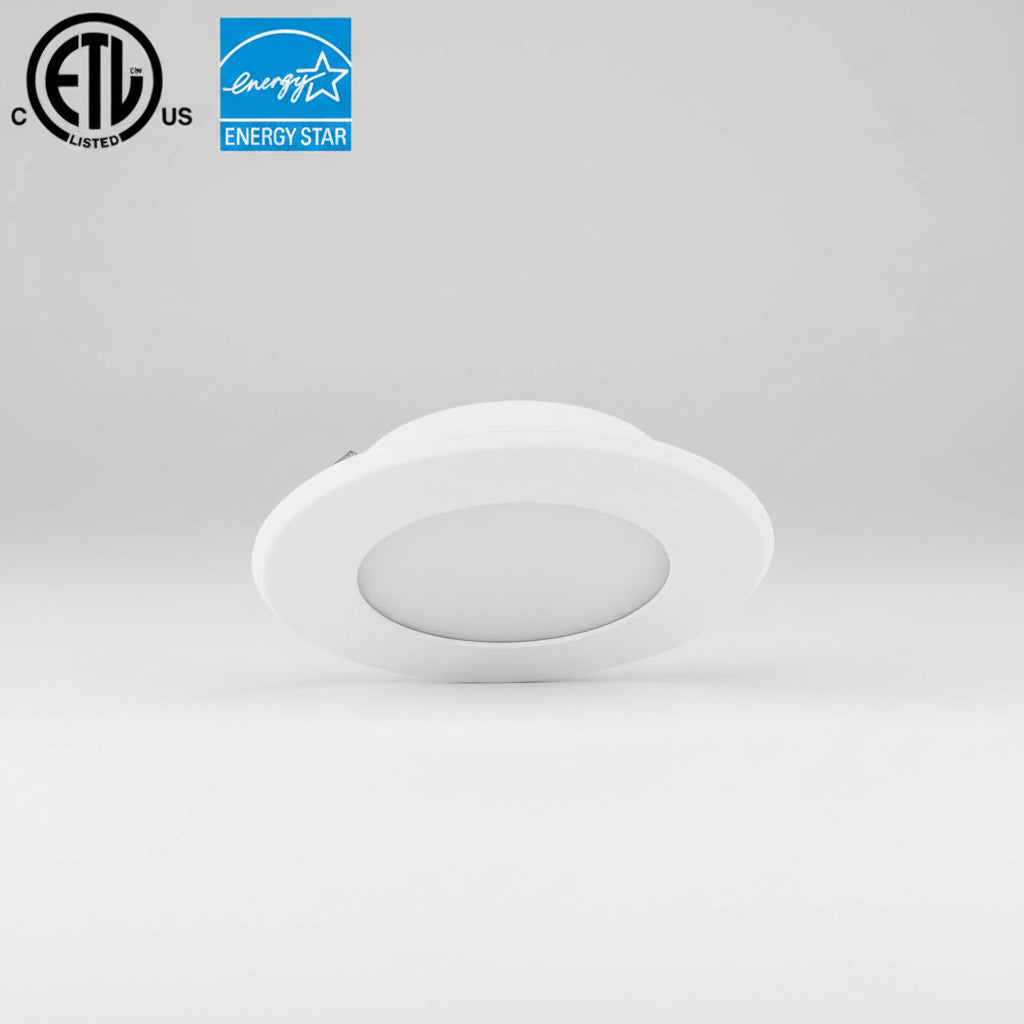 Lighthouse 3CCT 2.5W Recessed Led under cabinet light with 58mm cut out hole.