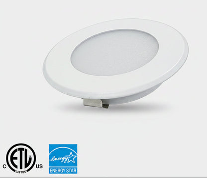 Projecteur encastré LED sous armoire Lighthouse 3CCT 2W avec découpe de 58 mm