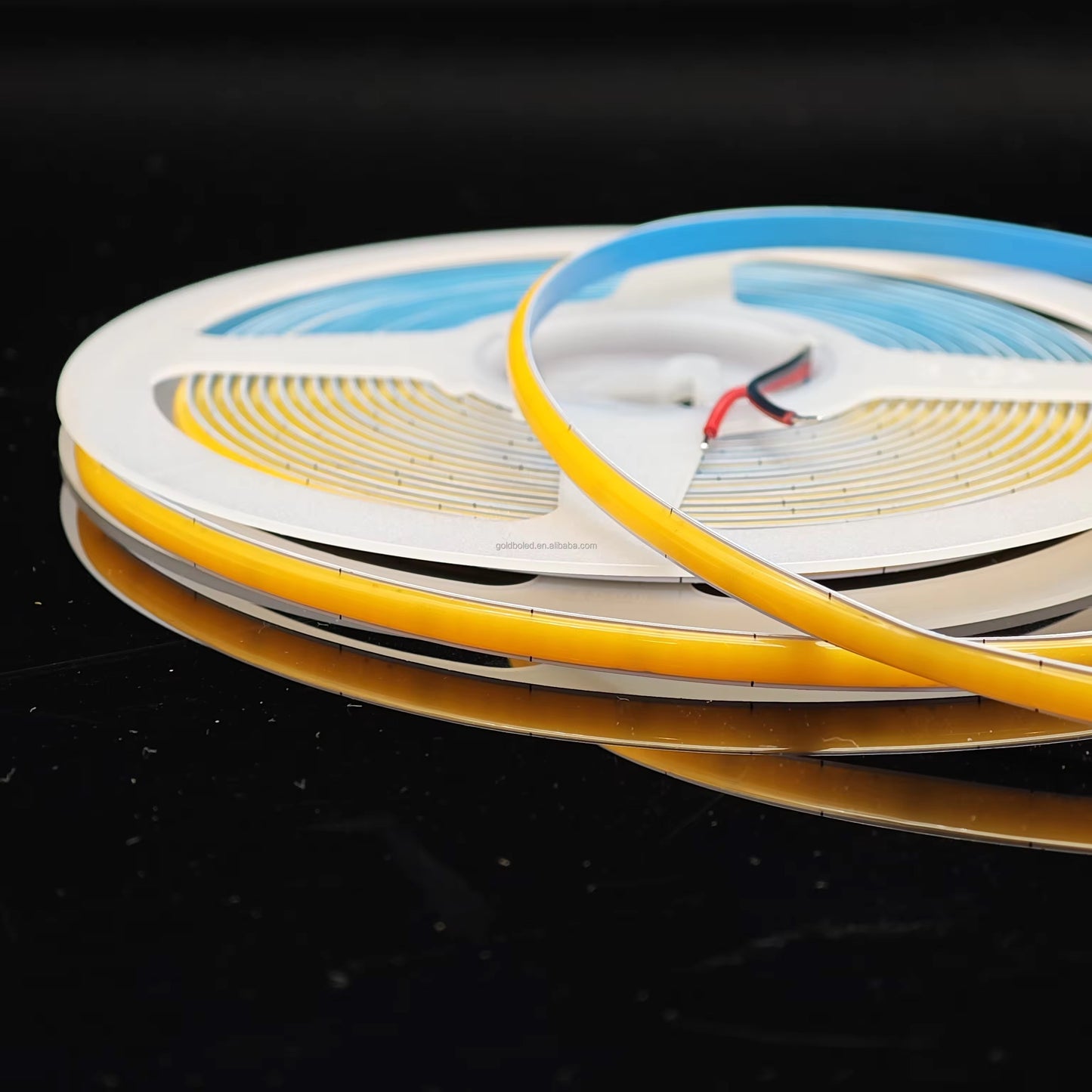 NEXLED COB LED Strip Light Slim 5mm, 6W/M, 24V, 570lm/m, 504LED/M, 5M Roll, IP20  (UL Listed)