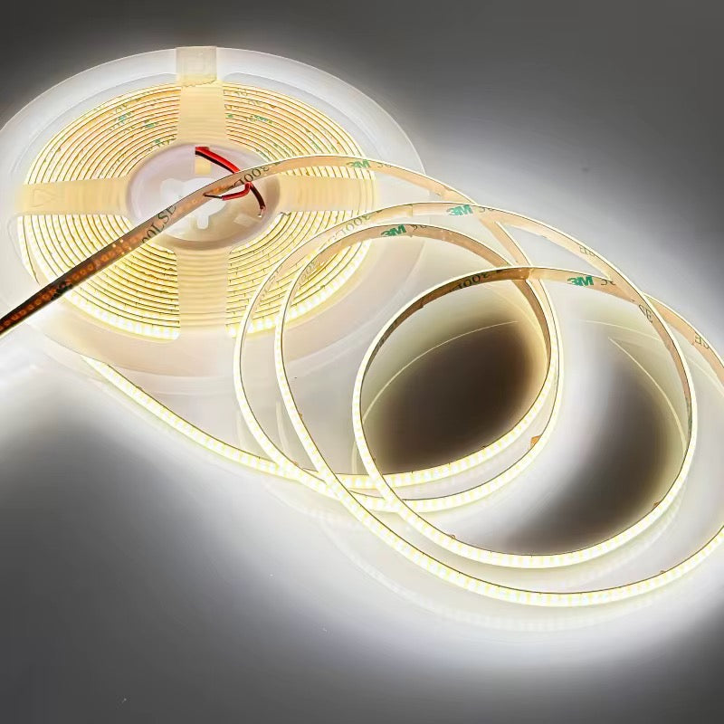 NEXLED COB LED Strip Light Slim 5mm, 6W/M, 24V, 570lm/m, 504LED/M, 5M Roll, IP20  (UL Listed)