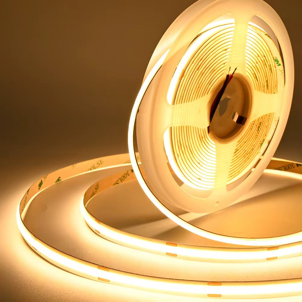 NEXLEDS COB LED strip light, 10W per meter, 24V, CRI90