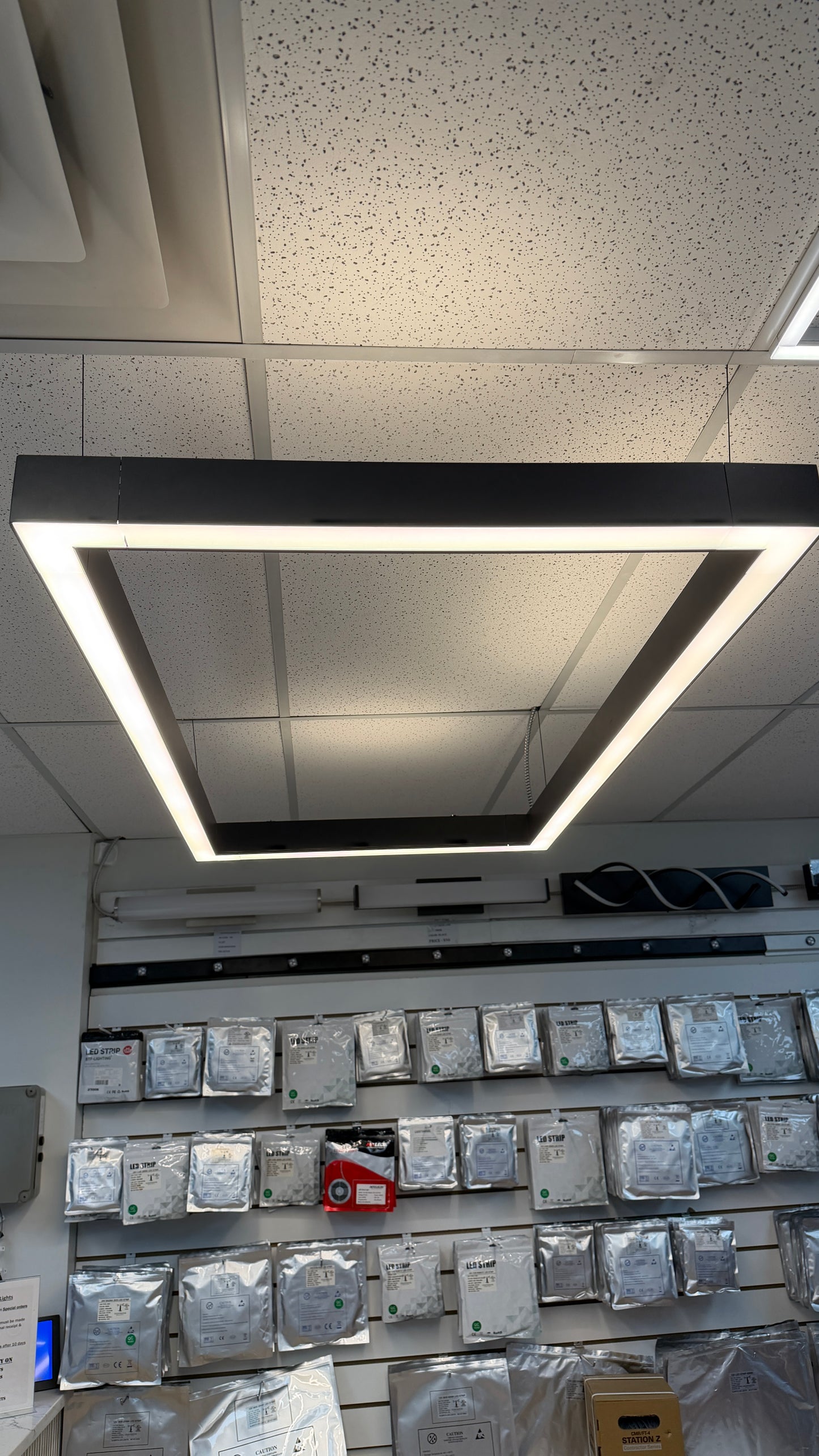 NEXLED LED Architectural Strip Light  4CCT, Selectable Wattage, Linear Suspension (cUL, DLC)