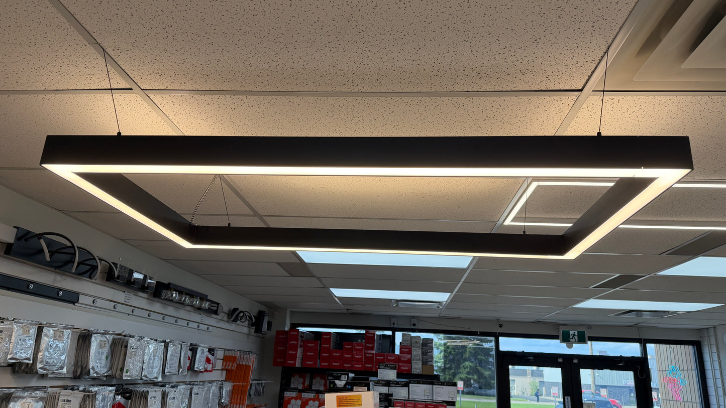 NEXLED LED Architectural Strip Light  4CCT, Selectable Wattage, Linear Suspension (cUL, DLC)