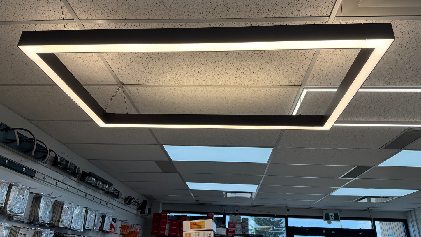 NEXLED LED Architectural Strip Light  4CCT, Selectable Wattage, Linear Suspension (cUL, DLC)