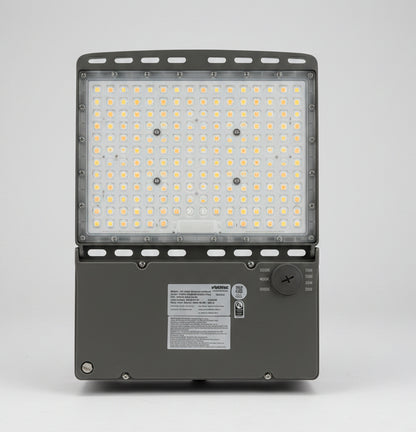 Votatec LED Shoebox Area Light 150W/200W/240W ADJ, Photocell, 3CCT, Type III, IP65
