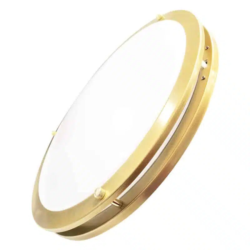 Votatec 18" Round LED Flush Mount 5CCT, Watt Adjustable (Silver/Black/Brushed Brass)