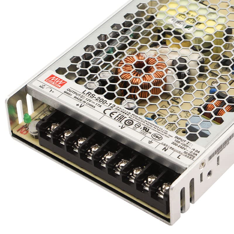 MeanWell 12V LED Driver / Power Supply — UL Certified, Hard Wired