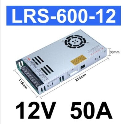 MeanWell 12V LED Driver / Power Supply — UL Certified, Hard Wired