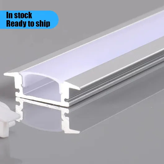 LS-019 aluminum U-channel with lip for LED strip