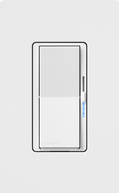 Lutron Diva LED+ dimmer switch in white