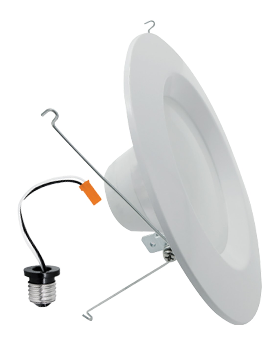 Votatec 5"/6" Retrofit LED Pot Light — 5-CCT Adjustable, Dimmable (White/Black)