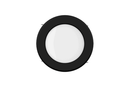 Downlight encastré à DEL Votatec 4" — 5 CCT réglables, gradable (blanc/noir)