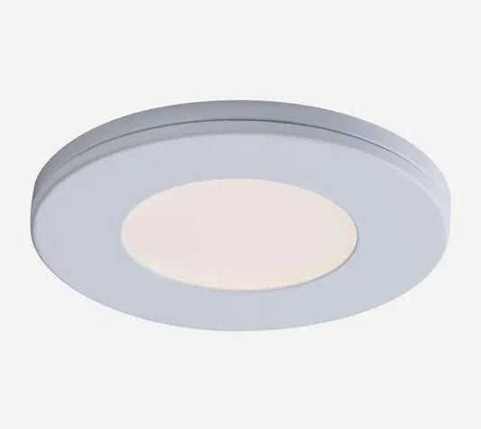 LED Slim 12V Puck Light. 2 inch,Single Color, 2.2 Watt, Surface Mounted. No hole required