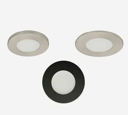 12V LED Slim Puck Light. 2 inch,Single Color, 2.2 Watt, Surface Mounted. No hole required
