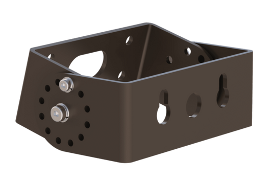 Votatec Yoke / Trunnion Mount for LED Shoebox Area Lights