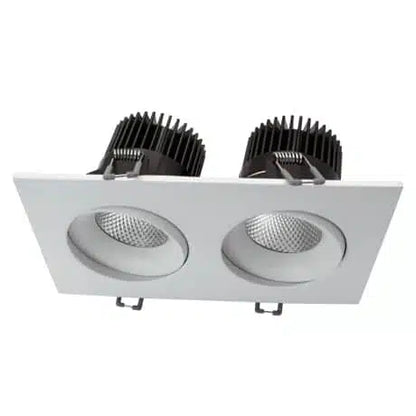 Votatec 3.5 inch 2-head regressed gimbal pot light, 5CCT