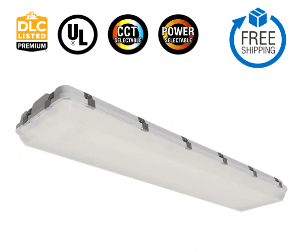 4 ft LED Vapor Tight Linear High Bay Fixture-NX-LHBJ-220W-3CCT-NEMA