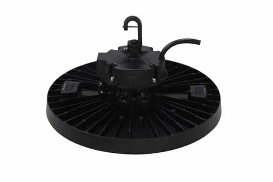 UFO LED High Bay 240W|120V-347V|27000-36000lm, Wattage & CCT Selectable, Black