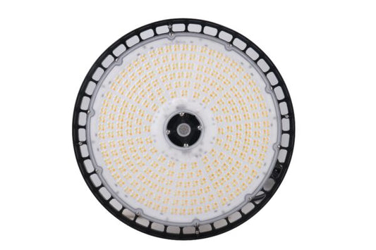 Votatec UFO LED High Bay 150W|120V-347V|CCT, Beam Angle & Wattage Adjustable, Black