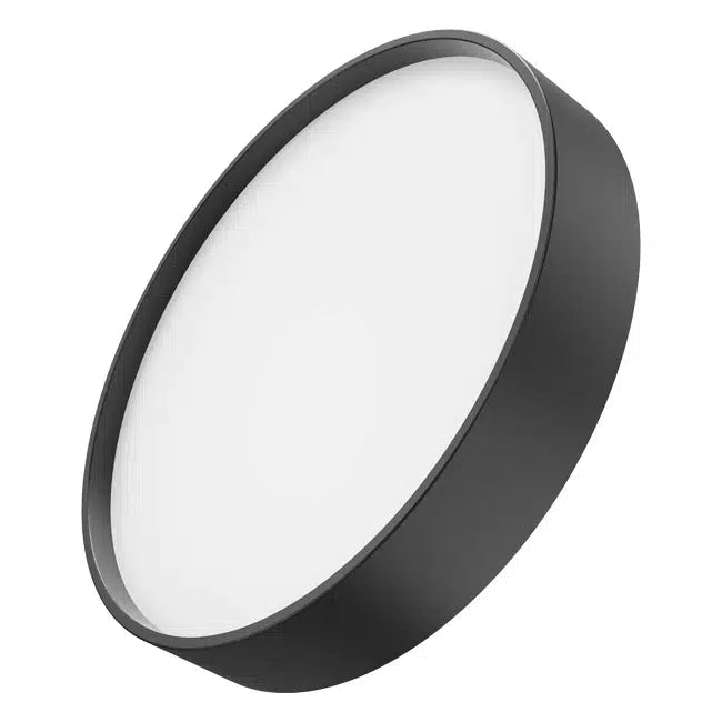 Votatec 12" Flat Band LED Flush Mount  5CCT Watt Adjustable (White/Black/Brushed Nickel)