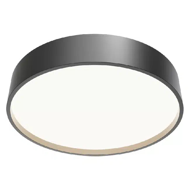 Votatec 12" Flat Band LED Flush Mount  5CCT Watt Adjustable (White/Black/Brushed Nickel)
