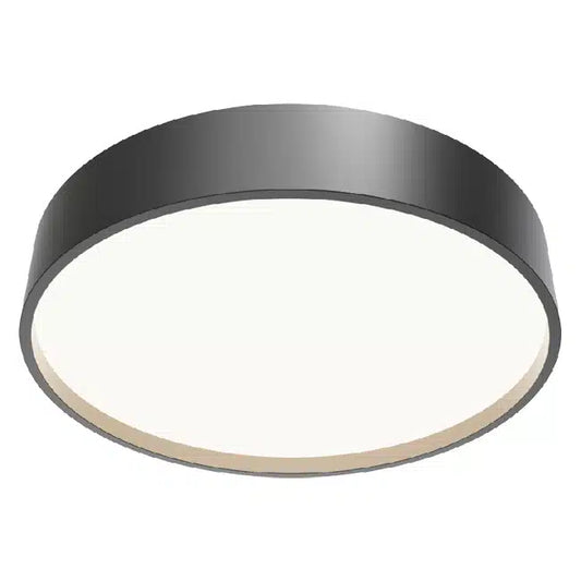 Votatec 12" Flat Band LED Flush Mount  5CCT Watt Adjustable (White/Black/Brushed Nickel)
