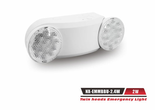 Emergency Led twin head Bug-Eye Light, 2x2.4W-NX-EMBU-2.4W