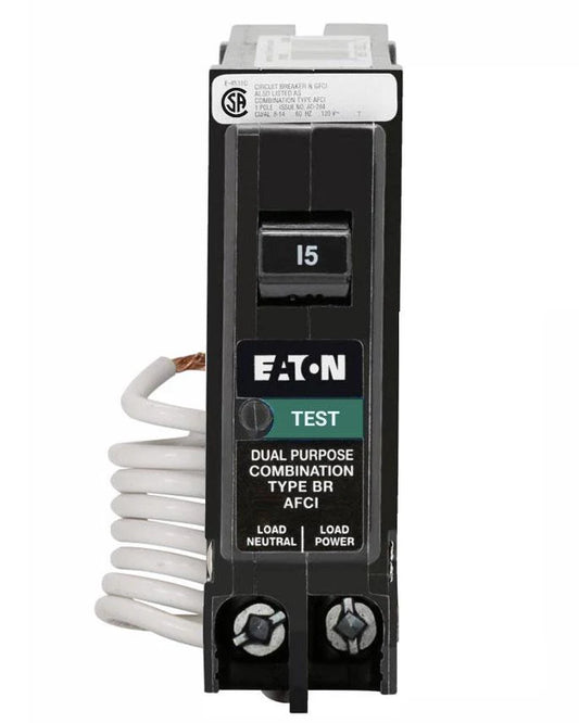 Eaton 15A arc fault AFCI breaker