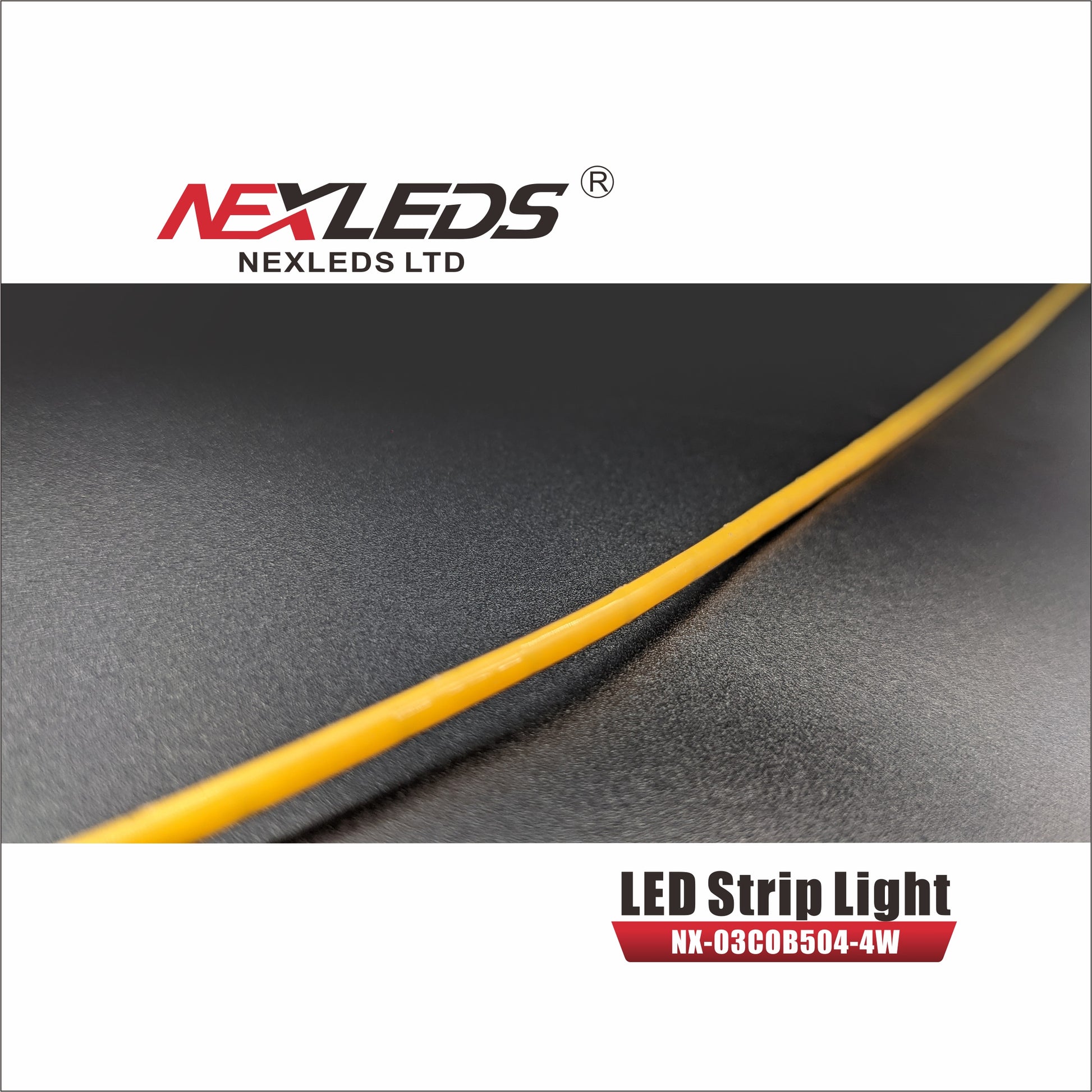 NEXLEDS ultra slim 3mm COB LED strip light, 4W per meter