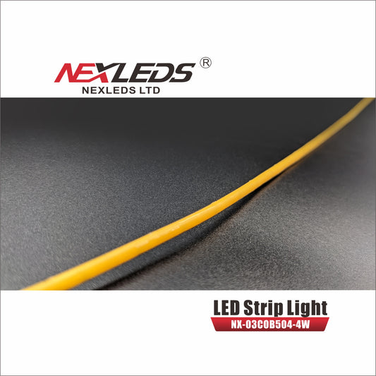 NEXLEDS ultra slim 3mm COB LED strip light, 4W per meter