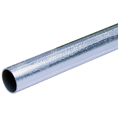Galvanized steel EMT conduit, 10 foot lengths